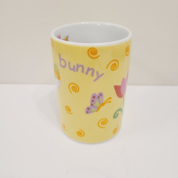 GAC Bunny Ceramic Mug Great American Classics Coffee Tea Rabbit Bloom Cup - Picture 2 of 5
